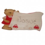 Cartel de Madera para Bebes Josué