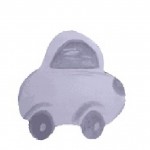 Silueta de Madera Infantil Coche