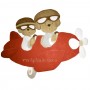 Silueta de Madera Infantil Hermanos Aviadores