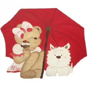 Silueta de Madera Infantil Niña Cus & Tango